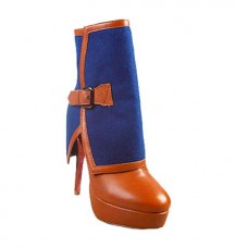 Bottines Christian Louboutin Armony 140 mm marron