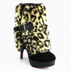 Bottines Christian Louboutin Armony 140 mm léopard