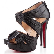 Bottines Christian Louboutin Bandra 140 mm noires
