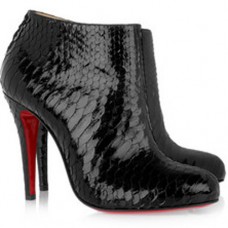 Bottines Christian Louboutin Belle 100 mm noires