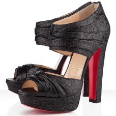 Bottines Christian Louboutin Applique 140 mm noires