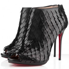 Bottines Christian Louboutin Diplonana 120 mm noires Bottines Christian Louboutin Diplonana 120 mm noires