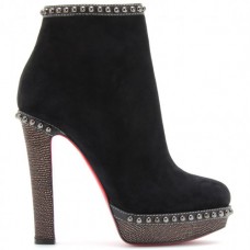 Bottines Christian Louboutin Figurina 120 mm noires Bottines Christian Louboutin Figurina 120 mm noires