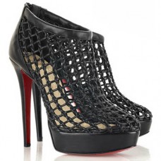 Bottines Christian Louboutin Coussin 140 mm noires Bottines Christian Louboutin Coussin 140 mm noires