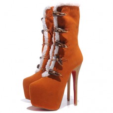 Bottines Christian Louboutin Daf Booty 160 mm marron Bottines Christian Louboutin Daf Booty 160 mm marron