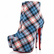 Bottines Christian Louboutin Daf Booty 160 mm bleues Bottines Christian Louboutin Daf Booty 160 mm bleues