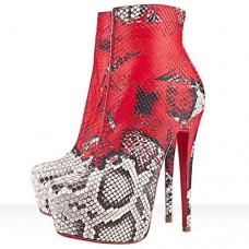 Bottines Christian Louboutin Daf Booty 160 mm rouges Bottines Christian Louboutin Daf Booty 160 mm rouges