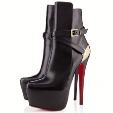 Bottines Christian Louboutin Equestria 160 mm noires Bottines Christian Louboutin Equestria 160 mm noires