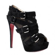 Bottines Christian Louboutin Mad Marta 140 mm noires Bottines Christian Louboutin Mad Marta 140 mm noires