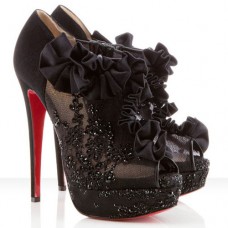 Bottines Christian Louboutin Margot 140 mm noires Bottines Christian Louboutin Margot 140 mm noires