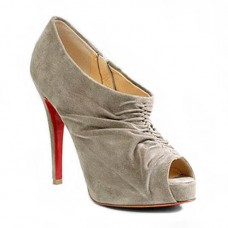 Bottines Christian Louboutin Treopli 120 mm grises Bottines Christian Louboutin Treopli 120 mm grises