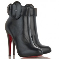 Bottines Christian Louboutin Trottinette 140 mm noires