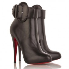 Bottines Christian Louboutin Trottinette 140 mm couleur chocolat Bottines Christian Louboutin Trottinette 140 mm couleur chocolat