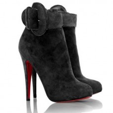 Bottines Christian Louboutin Trottinette 140 mm noires Bottines Christian Louboutin Trottinette 140 mm noires