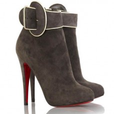 Bottines Christian Louboutin Trottinette 140 mm marron Bottines Christian Louboutin Trottinette 140 mm marron