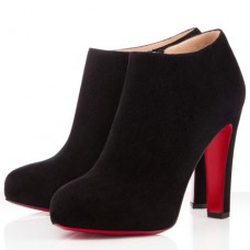 Bottines Christian Louboutin Vicky Booty 120 mm noires