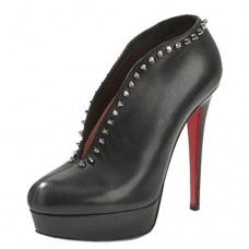 Bottines Christian Louboutin Miss Fast Plato 120 mm noires Bottines Christian Louboutin Miss Fast Plato 120 mm noires
