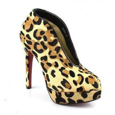 Bottines Christian Louboutin Miss Fast Plato 120 mm à imprimé léopard Bottines Christian Louboutin Miss Fast Plato 120 mm à imprimé léopard