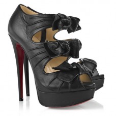Bottines Christian Louboutin Madame Butterfly 140 mm noires Bottines Christian Louboutin Madame Butterfly 140 mm noires
