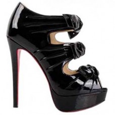 Bottines Christian Louboutin Madame Butterfly 140 mm noires Bottines Christian Louboutin Madame Butterfly 140 mm noires