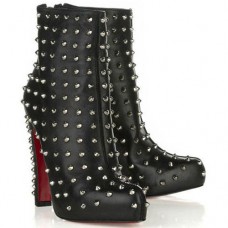 Bottines Christian Louboutin Ariella Clou 120 mm noires