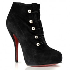 Bottines Christian Louboutin Fifre Corset 120 mm noires Bottines Christian Louboutin Fifre Corset 120 mm noires