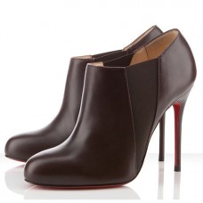 Bottines Christian Louboutin Lastoto 100 mm couleur chocolat Bottines Christian Louboutin Lastoto 100 mm couleur chocolat