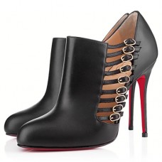 Bottines Christian Louboutin Safety 100 mm noires