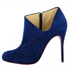 Bottines Christian Louboutin Lisse 100 mm bleues Bottines Christian Louboutin Lisse 100 mm bleues