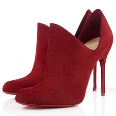 Bottines Christian Louboutin Dugueclina 100 mm rouges Bottines Christian Louboutin Dugueclina 100 mm rouges