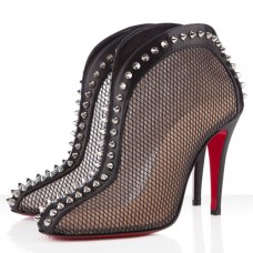 Bottines Christian Louboutin Bourriche 100 mm noires Bottines Christian Louboutin Bourriche 100 mm noires