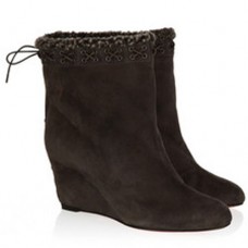 Bottines Christian Louboutin Toufure 80 mm noires