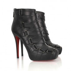 Bottines Christian Louboutin Nitoinimoi Bandage 120 mm noires Bottines Christian Louboutin Nitoinimoi Bandage 120 mm noires