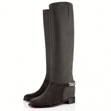 Bottes Christian Louboutin Cate 40 mm vertes