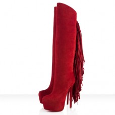 Bottes Christian Louboutin Interlopa 160 mm Rouge Marocain