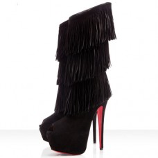 Bottes Christian Louboutin Highness Tina 160 mm noires