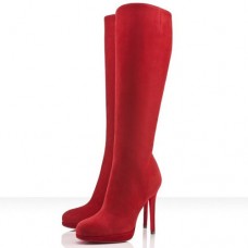 Bottes Christian Louboutin New Simple Botta 120 mm rouges