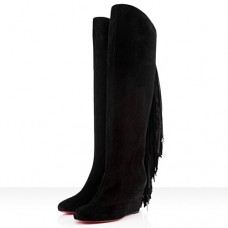 Bottes Christian Louboutin Pouliche 80 mm noires