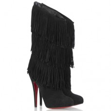 Bottes Christian Louboutin Forever Tina 140 mm noires