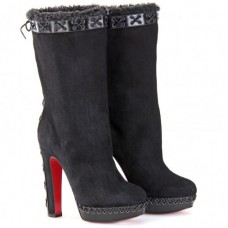 Bottes Christian Louboutin Step N Roll 140 mm noires Bottes Christian Louboutin Step N Roll 140 mm noires