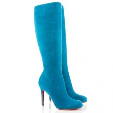 Bottes Christian Louboutin Simple Botta 100 mm bleues