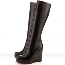 Bottes Christian Louboutin Garibaldi 100 mm noires