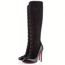 Bottes Christian Louboutin Gwendoline 100 mm noires