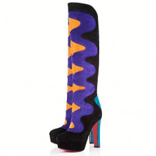 Bottes Christian Louboutin Psycho 120 mm Paon
