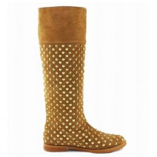 Bottes Christian Louboutin Meneboot 40 mm couleur camel