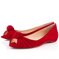 Ballerines Christian Louboutin Turban Nappa Rouges