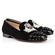 Mocassins Christian Louboutin Intern noirs