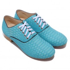 Mocassins Alfredo bleus de Christian Louboutin