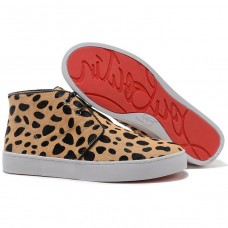 Baskets Christian Louboutin Pony Leopard