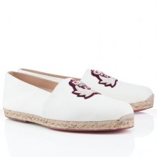 Sandales blanches Christian Louboutin Papi Hugo